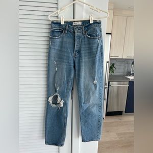 Abercrombie the dad high rise jean